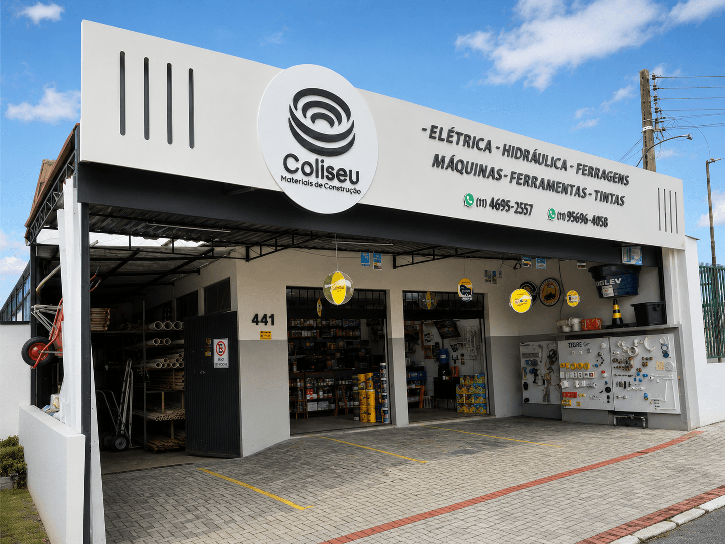 Fachada do Depósito Coliseu
